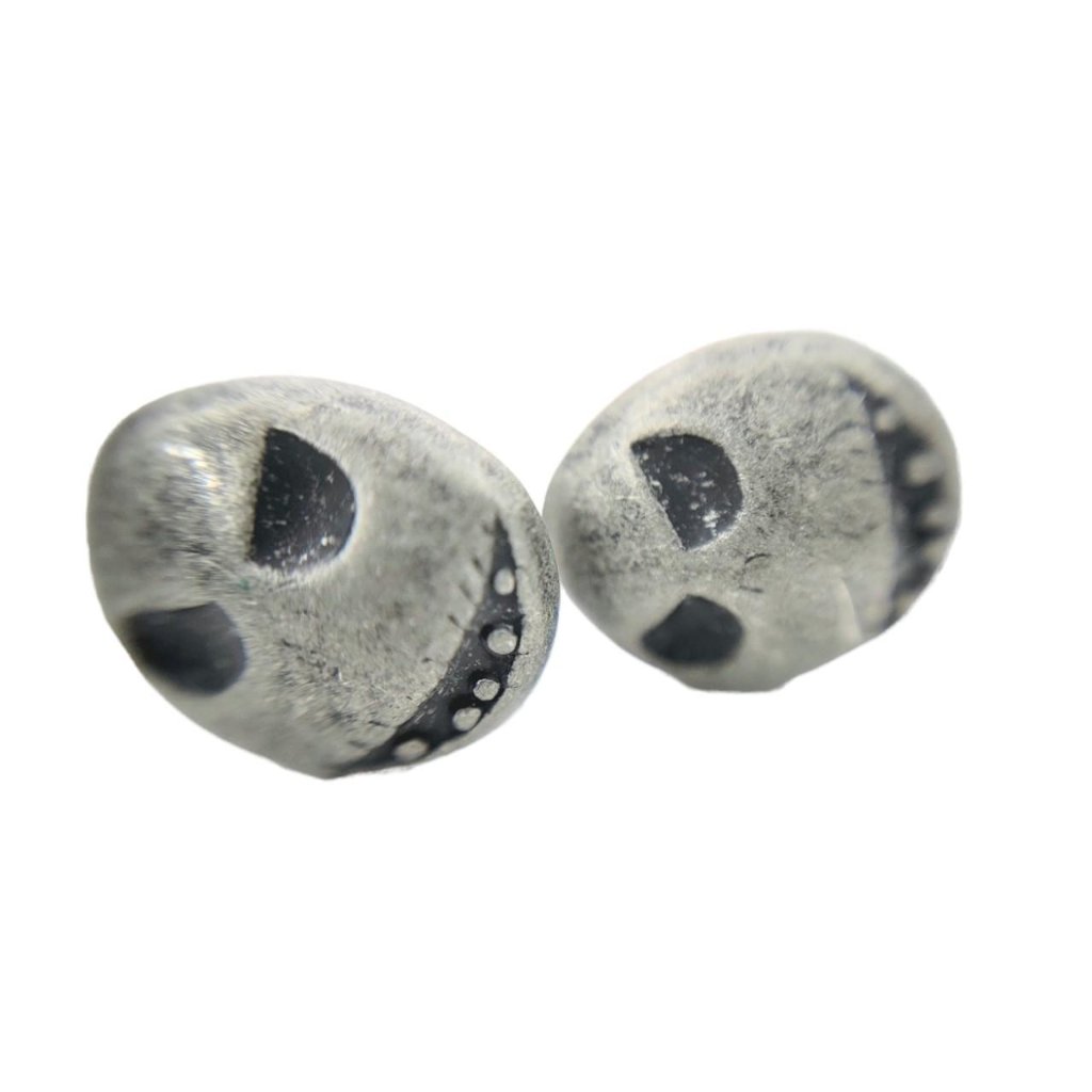 Jack Skellington Metal Stud Earrings 12$